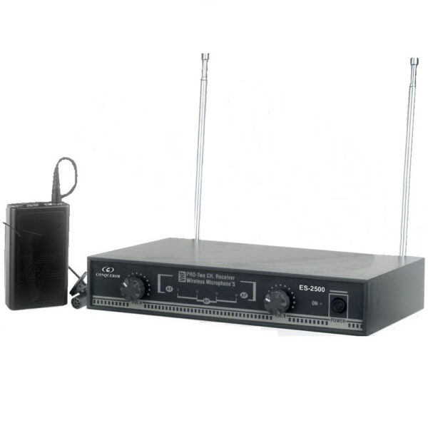 Conqueror Microphone Wireless with Bodypack Transmitter and Clip - ES2500